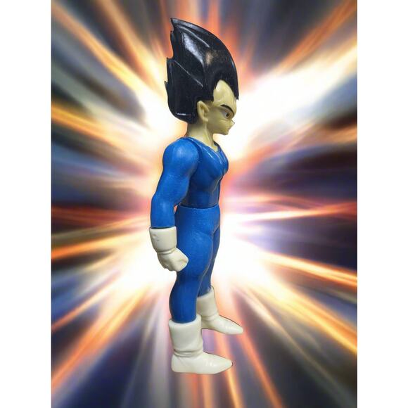 1996 Bandai Irwin Dragon Ball Z DBZ Saga Continues Vegeta 5" Action Figure - Picture 3 of 5
